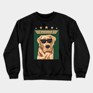 Labrador Retriever Wingman Crewneck Sweatshirt